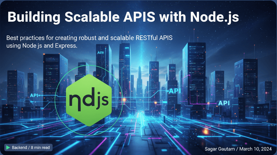 Building Scalable APIs with Node.js