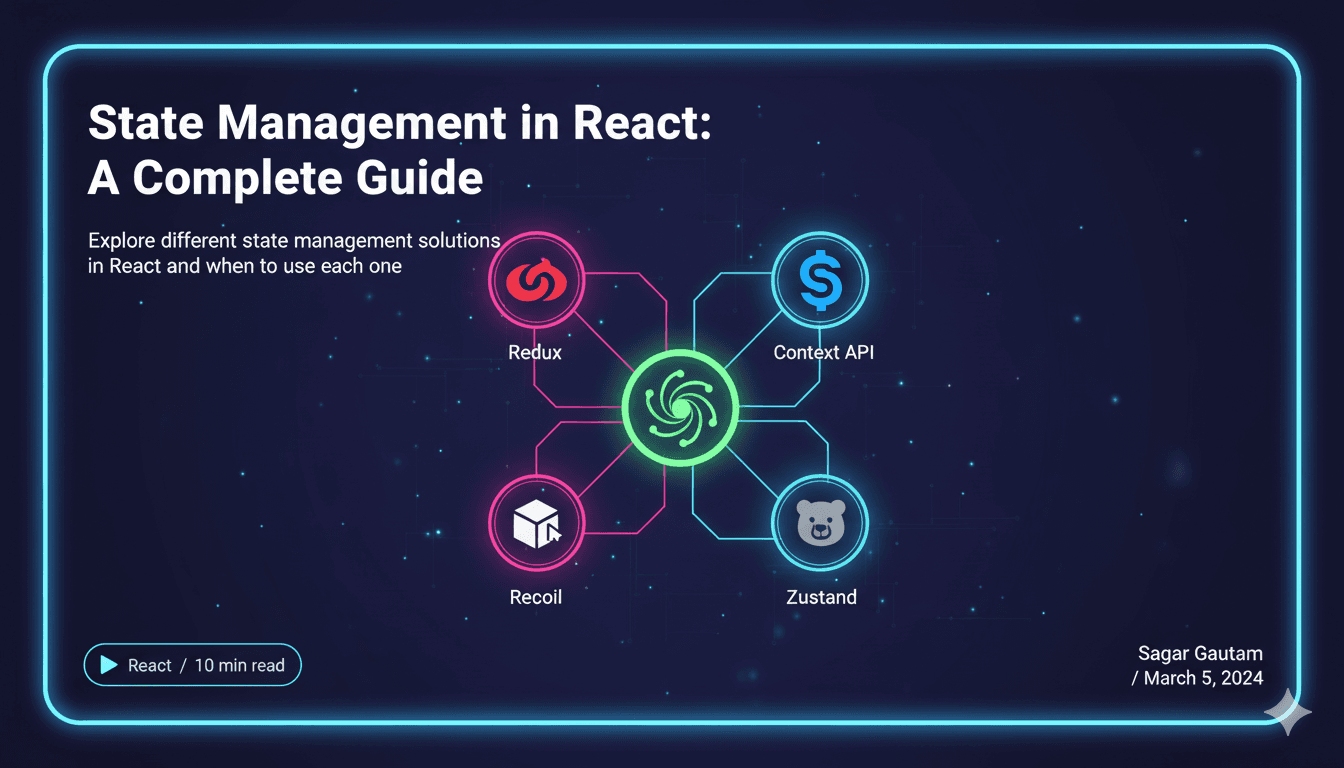 State Management in React: A Complete Guide