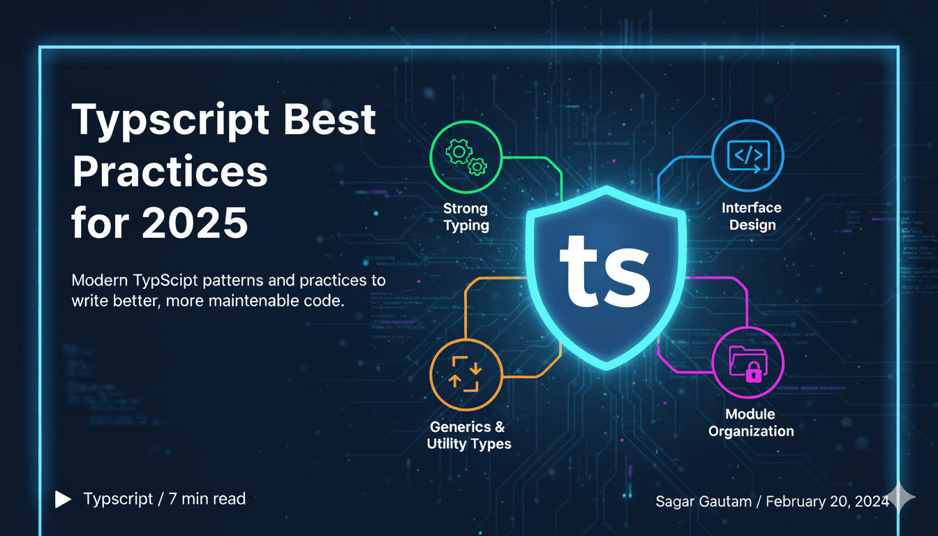 TypeScript Best Practices for 2025